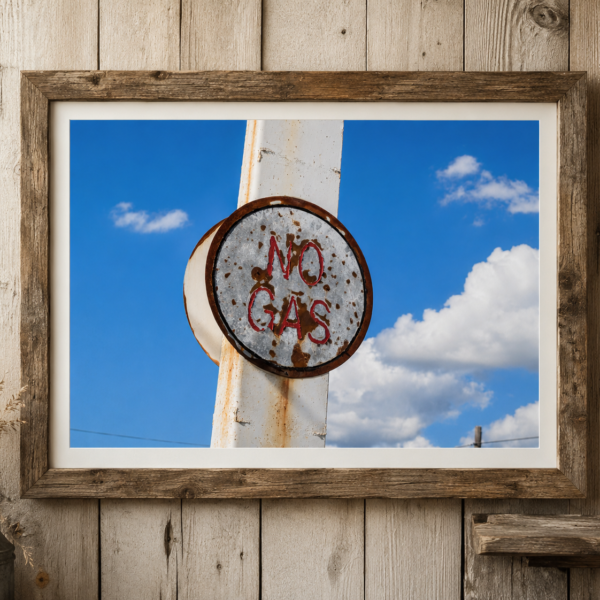 No Gas – Wall Art